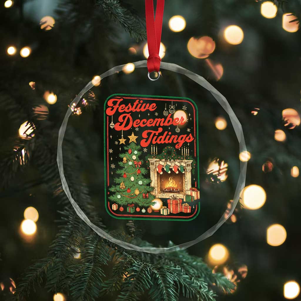 Funny Democrat Christmas Crystal Glass Ornament Festive December Tiding Xmas Political Satire TS11 Print Your Wear