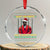 Funny Diddy Ain't No Party Like A Diddy Party Xmas Crystal Glass Ornament TS11 Transparent Glass 3'' Circle Print Your Wear