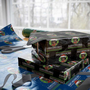 Funny Diddy Ain't Nothin' But A Christmas Party Wrapping Paper Roll TS11 Black Print Your Wear