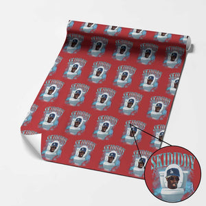 Funny Diddy Wrapping Paper Roll Diddy Skibidi Toilet Bootleg Meme TS10 Red Print Your Wear