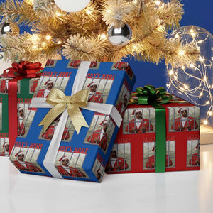 Funny Dirty Christmas Santa Diddy's Home Wrapping Paper Roll TS11 Print Your Wear