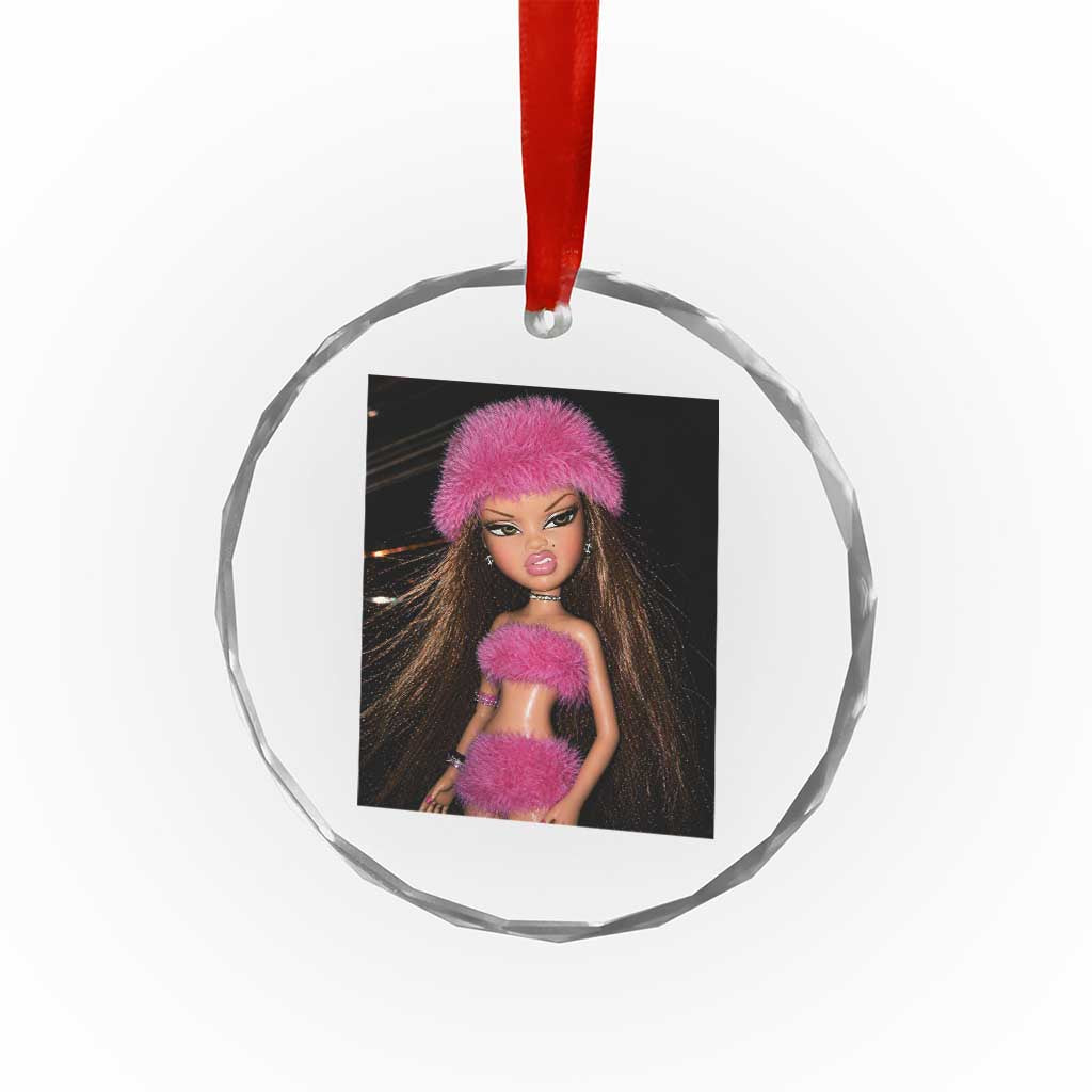 Funny Disgusting Doll Face Meme Crystal Glass Ornament Expression Hilarious Sarcastic TS10 Print Your Wear
