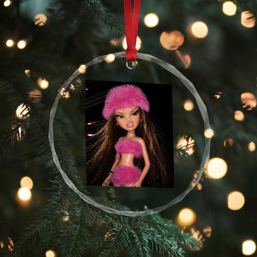 Funny Disgusting Doll Face Meme Crystal Glass Ornament Expression Hilarious Sarcastic TS10 Print Your Wear