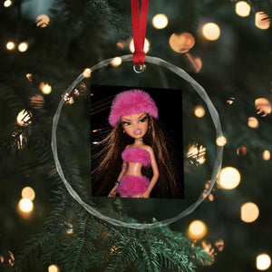 Funny Disgusting Doll Face Meme Crystal Glass Ornament Expression Hilarious Sarcastic TS10 Print Your Wear