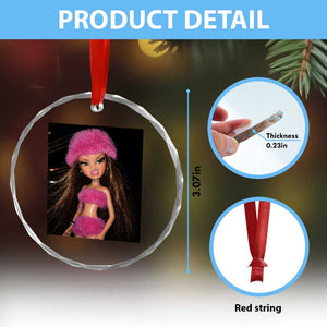 Funny Disgusting Doll Face Meme Crystal Glass Ornament Expression Hilarious Sarcastic TS10 Print Your Wear