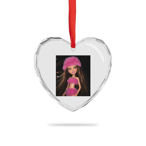 Funny Disgusting Doll Face Meme Heart Crystal Glass Ornament Expression Hilarious Sarcastic TS10 Print Your Wear