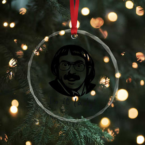 Funny Do It Lady Crystal Glass Ornament Mustache Guy Meme Parody TS02 Print Your Wear
