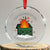 Funny Dumpster Fire Crystal Glass Ornament This Little Light Of Mine I'm Gonna Let It Shine - Print Your Wear