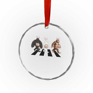 Funny Easter Bunny Bigfoot Mothman Crystal Glass Ornament Cryptid Lover Gift TS12 Print Your Wear