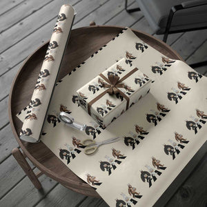 Funny Easter Bunny Bigfoot Mothman Wrapping Paper Roll Cryptid Lover Gift TS12 Beige Print Your Wear