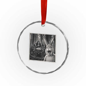Funny Easter Bunny Selfie Crystal Glass Ornament Bigfoot Jersey Devil Chupacabra Egg Hunt TS12 Print Your Wear