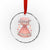 Funny Ersatz Backup Dirndl Oktoberfest Crystal Glass Ornament Der Wille Zahlt Bavarian Festival Costume Humor TS02 Transparent Glass 3'' Circle Print Your Wear