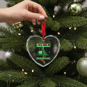 Funny Excel Christmas Tree Heart Crystal Glass Ornament This Calls for a Spreadsheet Xmas DIV0 Errors TS02 Print Your Wear