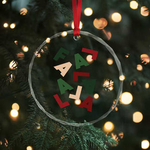 Funny Fa La La 8 Xmas Carol Holiday Crystal Glass Ornament TS11 Print Your Wear