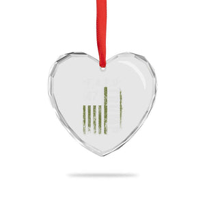 Funny Fafo Heart Crystal Glass Ornament President 47 FDT American Flag TS10 Print Your Wear