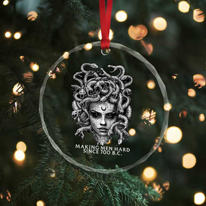 Funny Feminist Medusa Crystal Glass Ornament Making Men Hard Since 700 B.C Dark Myth Ancient TS10 Print Your Wear