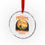 Funny Fencing Halloween Crystal Glass Ornament You Call It Fencing Zombie Survival TS14 Transparent Glass 3'' Circle Print Your Wear