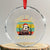 Funny First Of All I'm A Delight Crystal Glass Ornament Angry Opossum Possum Xmas TS11 Transparent Glass 3'' Circle Print Your Wear