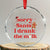 Funny First Xmas Crystal Glass Ornament Sorry Santa I Drank The Milk Gingerbread TS11 Transparent Glass 3'' Circle Print Your Wear