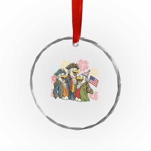 Funny Founding Fathers Eagle Crystal Glass Ornament 250th Anniversary America Patriotic Gift TS12 Print Your Wear