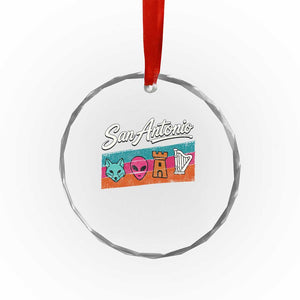 Funny Fox Alien Castle Harper Meme Crystal Glass Ornament San Antonio Texas Pride Sports Fan TS14 Print Your Wear