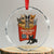 Funny French Fries Bulldog Crystal Glass Ornament Dog Lover Gift TS12 Transparent Glass 3'' Circle Print Your Wear