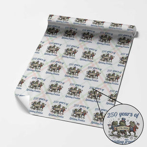 Funny Frog 250 Years Of Ribbiting Freedom Wrapping Paper Roll TS12 Christmas Plaid Print Your Wear