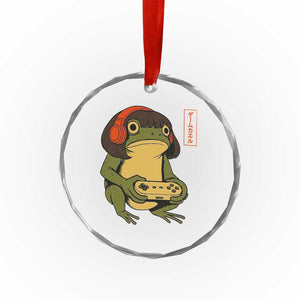 Funny Frog Bob Haircut Gamer Meme Crystal Glass Ornament Game Lover TS12 Print Your Wear
