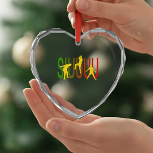 Funny Game Day Soccer Celebration Gift Heart Crystal Glass Ornament Siuuuu TS12 Print Your Wear