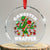 Funny Gangster Wrapper Crystal Glass Ornament Gangsta Elf Crew Presents TS11 Transparent Glass 3'' Circle Print Your Wear