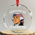 Funny George Washington Crystal Glass Ornament Handsome No Georgeous Patriotic 4th Of July Humor - Print Your Wear