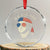 Funny George Washington Crystal Glass Ornament We All Are Going To Die Sarcasm Political American USA TS02 Transparent Glass 3'' Circle Print Your Wear