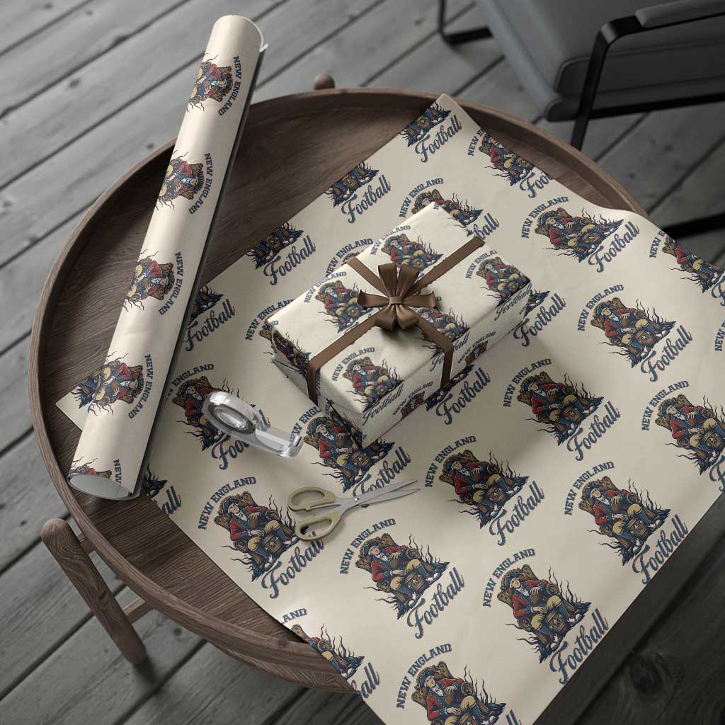 Funny George Washington NE Football Lover Gift Wrapping Paper Roll TS12 Beige Print Your Wear