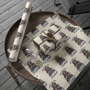 Funny George Washington NE Football Lover Gift Wrapping Paper Roll TS12 Beige Print Your Wear