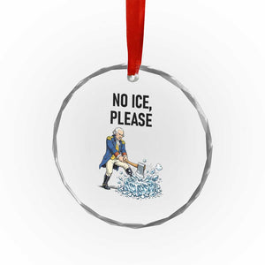 Funny George Washington Political Anti Ice Gift Crystal Glass Ornament TS12 Print Your Wear
