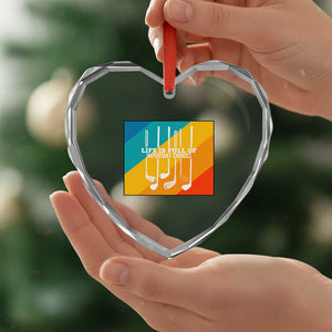 Funny Golf Clubs Heart Crystal Glass Ornament Life Is Full Of Important Choices TS12 Print Your Wear