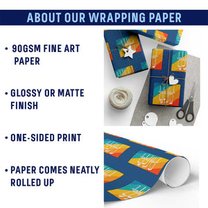 Funny Golf Clubs Wrapping Paper Roll Life Is Full Of Important Choices TS12 Print Your Wear