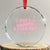Funny Golf Gift For Women Crystal Glass Ornament Putt Around And Find Out TS12 Transparent Glass 3'' Circle Print Your Wear
