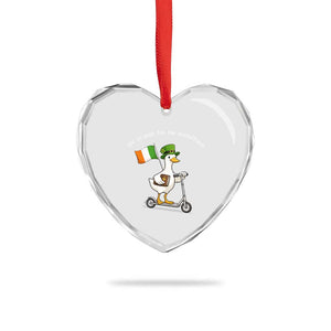 Funny Goose Christian St Patrick's Day Heart Crystal Glass Ornament Off To Pray For The Kerfufflers TS14 Print Your Wear