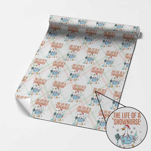 Funny Goose Nurse Christmas Wrapping Paper Roll The Life Of A Shownurrse TS14 Christmas Plaid Print Your Wear