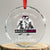 Funny Grandma Dinosaur Crystal Glass Ornament Dont Mess With Grandmasaurus Youll Get Jurasskicked - Print Your Wear