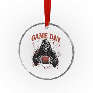 Funny Grim Reaper Dark Football Crystal Glass Ornament Game Day Fan Lifestyle TS12 Print Your Wear