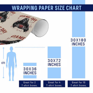 Funny Grim Reaper Dark Football Wrapping Paper Roll Game Day Fan Lifestyle TS12 Print Your Wear