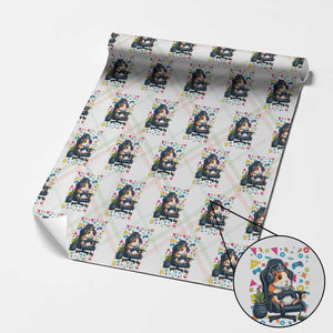 Funny Guinea Pigs And Gaming Lover Gift For Kid Wrapping Paper Roll TS12 Christmas Plaid Print Your Wear