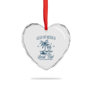 Funny Gulf Of Mexico Social Club Stay Salty Always And Forever Heart Crystal Glass Ornament Coconut Tree Cocktail - Print Your Wear