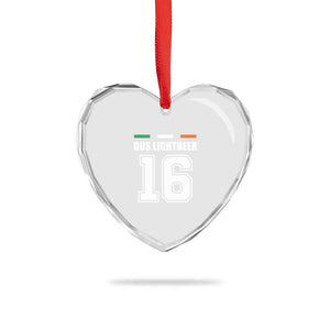 Funny Gus Lightbeer 16 Heart Crystal Glass Ornament Ireland Irish Name St. Patricks Day Drinking Pub TS02 Print Your Wear