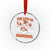 Funny Halloween Costume Showgirl Crystal Glass Ornament The Life of A Showghoul Cute Ghost TS10 Transparent Glass 3'' Circle Print Your Wear