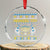 Funny Hanukkah Cat Crystal Glass Ornament Meowzel Tov Chanukah Jewish Ugly Sweater Hanukkah TS02 Transparent Glass 3'' Circle Print Your Wear
