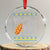 Funny Hanukkah Crystal Glass Ornament Challah At Ya Girl TS09 Transparent Glass 3'' Circle Print Your Wear