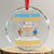 Funny Hanukkah Crystal Glass Ornament Imagine Cellphone Was At 10 Percent TS09 Transparent Glass 3'' Circle Print Your Wear